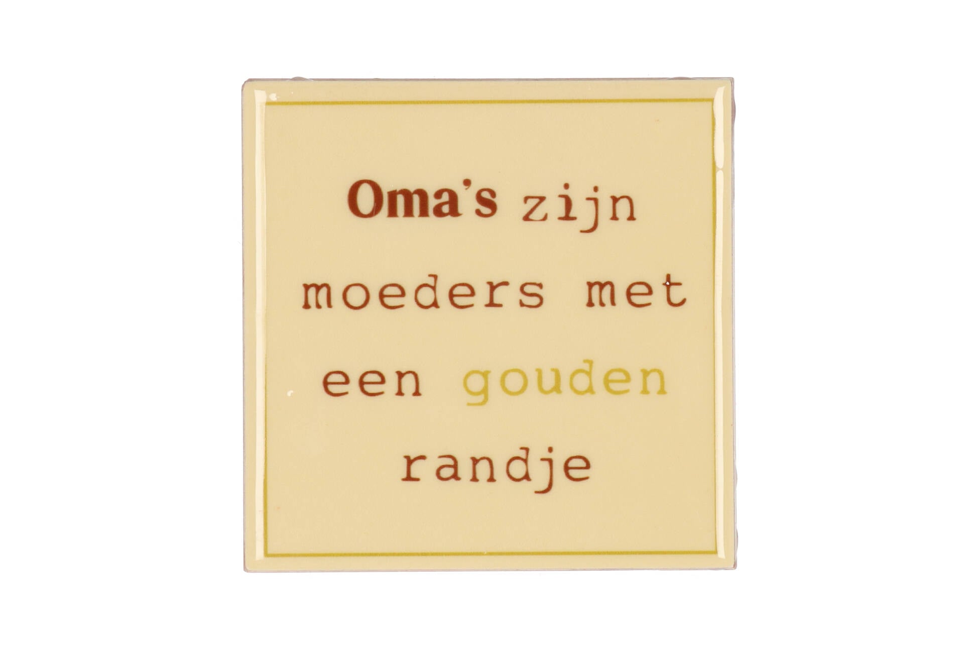 Oma's met een gouden randje