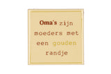 Oma's met een gouden randje
