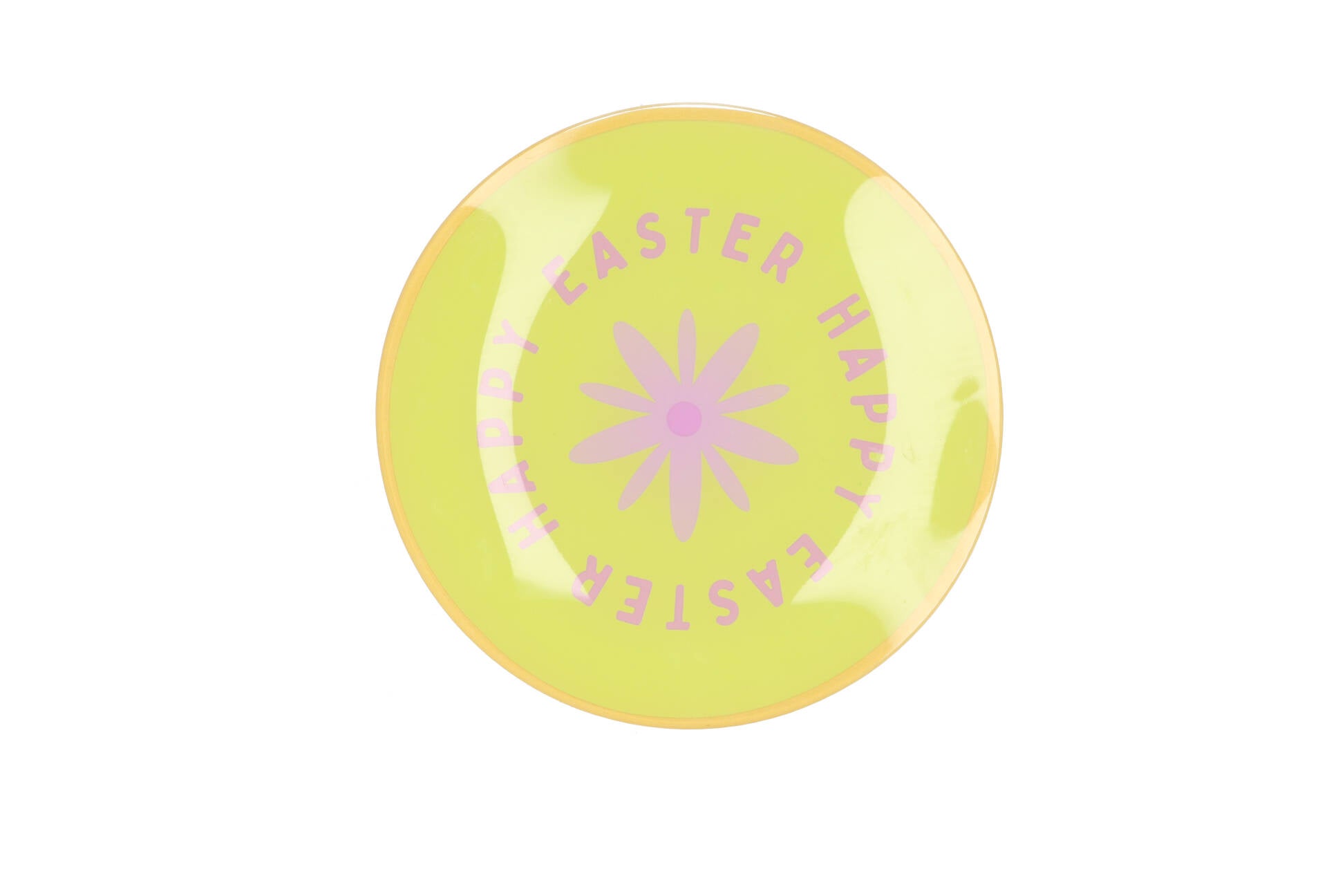 Happy easter yellow