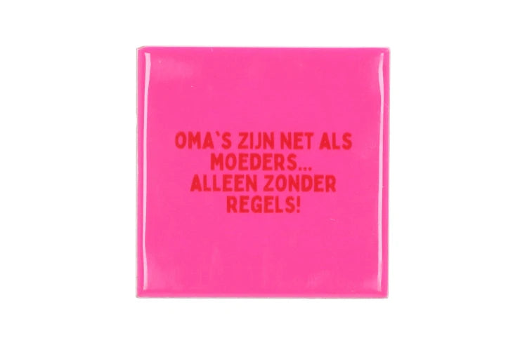 Oma's zijn net als moeders